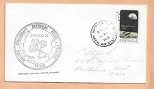 APOLLO 12 RECOVERY NOV 24,1969  NORFOLK VA NAVAL AIR STA   SPACE COVER  NASA!
