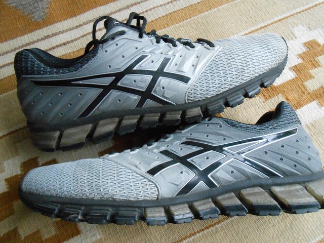 asics 33-fa men's shoes blue/black/green