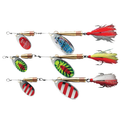Dam Effzett Tandem Dressed Spinner Fire Shark 10g -20g Zander