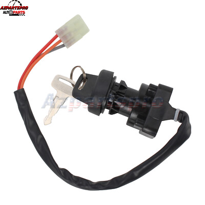 3430-040 Ignition Key Switch w/ Two Keys For 2000-2007 Arctic Cat 400 500 ATV