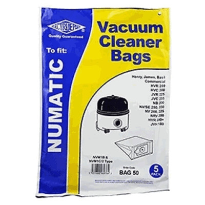FITS Numatic Henry PVR.200A PVR.370A PVT220A Vacuum Cleaner Dust Bags X5