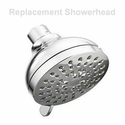 MOEN Replacement Showerhead for Adler Shower Faucet adjustable- CHROME ...
