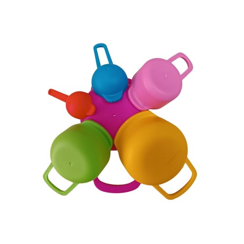 6 Pieces Colorful Measuring Cup Set Cooking Tool Plastic Free Shipping - Picture 8 of 12