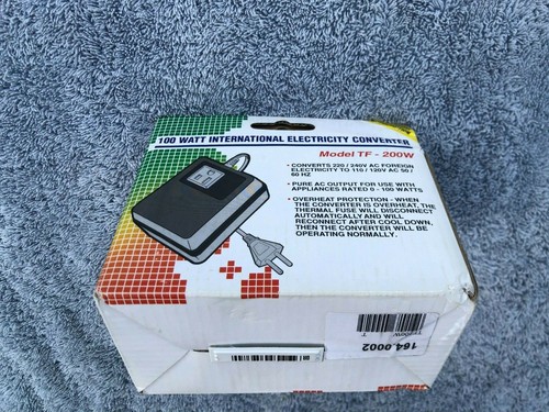 100 Watt International 240V - 120V Electricity Converter Model TF-200W - Picture 3 of 4