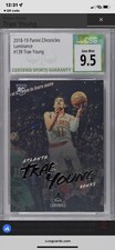 2018 TRAE YOUNG ROOKIE - PANINI CHRONICLES LUMINANCE #139 - CSG 9.5 Mint