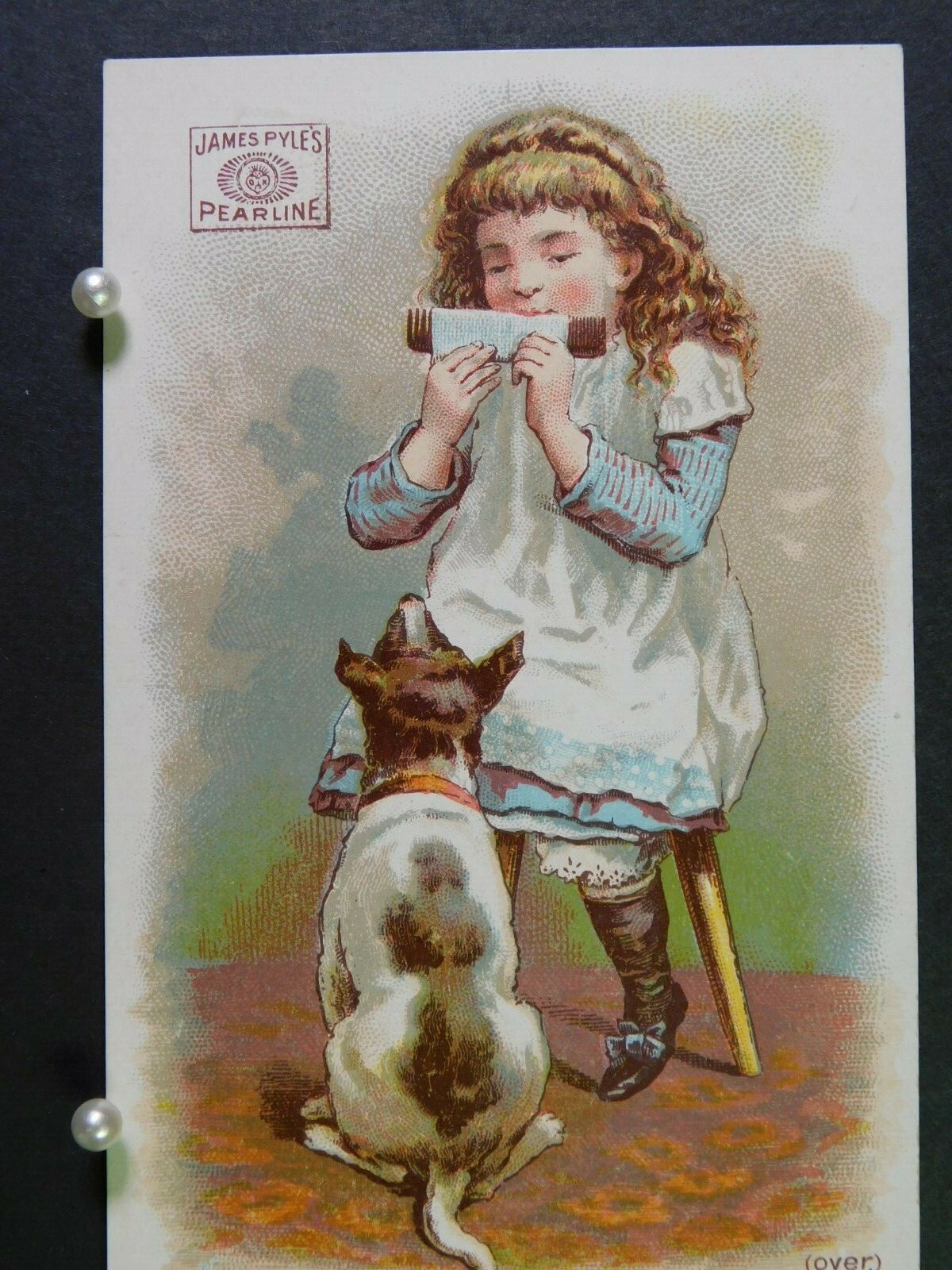 Victorian Advertising Trade Card - James Pyle's Pearline Washing Compound