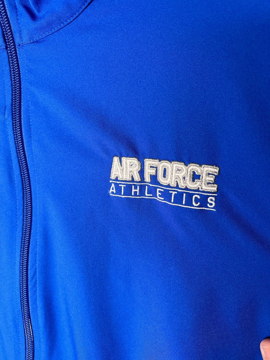 Nike Air Force Academy Team Jacket Mens Large Blue Full Zip USA