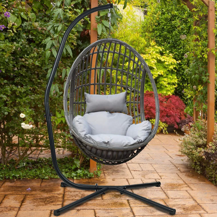 Steel Hammock Stand Only for Outdoor Portable Hanging Swing Chair Heavy  Duty New