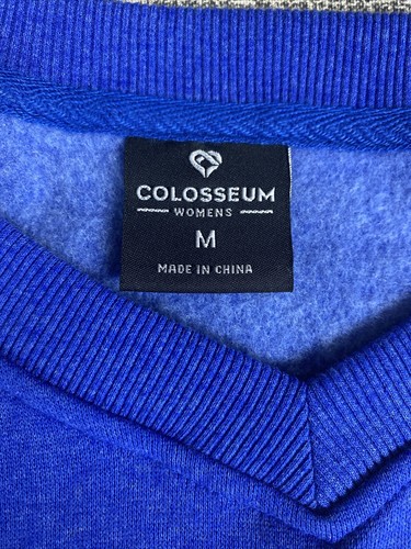 NEW SDSU South Dakota State Jackrabbits Colosseum V Neck LS Fleece Shirt Women M - Picture 5 of 5
