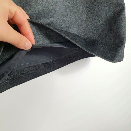 Marks & Spencer Dark Grey Midi Skirt Size 14 Pure New Wool St.Michael Eur 42 - Picture 3 of 9