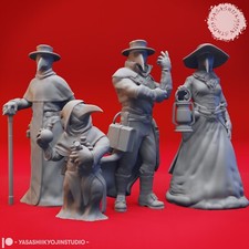 Plague Doctor - 32/54mm Miniature for Tabletop RPGs (DnD, D&D, Pathfinder)