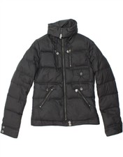 Liu Jo Womens Padded Jacket It 46 Large Black Polyester Au20