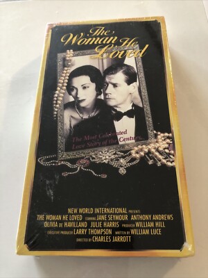 The Women He Loved VHS 1992 Jane Seymour Anthony Andrews Brand New Sealed