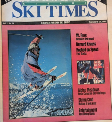 1991 Sierra Ski Times Bill Johnson Franz Klammer Kiki Cutter Suzi Chaffee