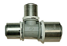 Uponor T-Stück  25x20x20   Unicore S-Press Pressfitting Abzweig 