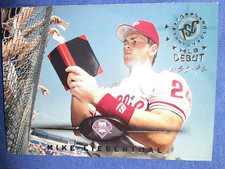 1995 Topps Stadium Club Mike Lieberthal #203 RC Philadelphia Phillies MLB Debut