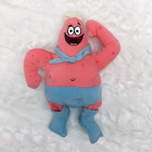 ty sponge bob square pants patrick barnacle boy plush 9"