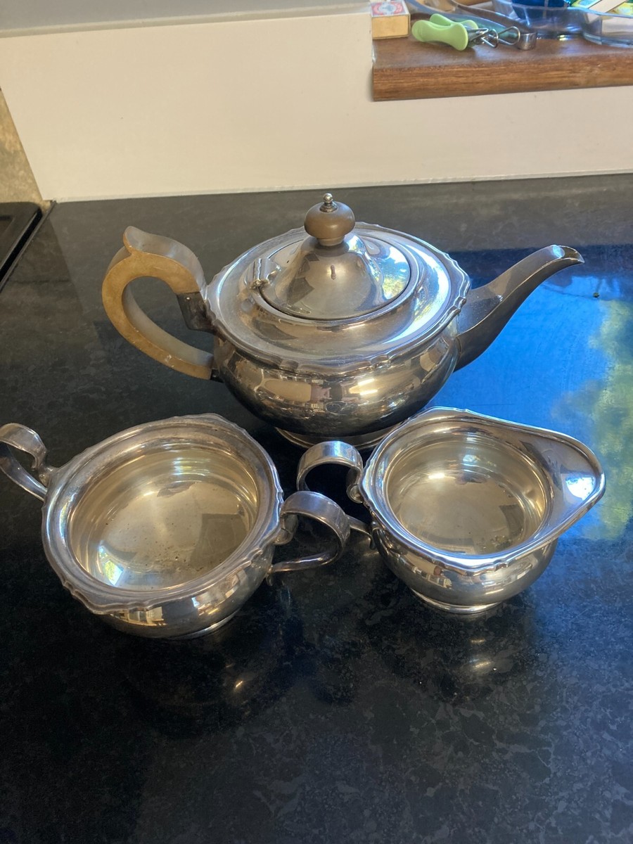 Antique Art Deco Mappin And Webb Prince's Plate Silver Tea Teapot
