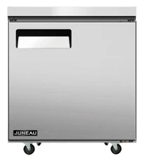 Omcan USA 58011 27" 1-Section Undercounter Freezer w/ 1 Door, 3.4 cu.ft.