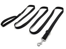 Adjustable Nylon Dog Leash 10 Foot Long Dog Leashes for Medium Large Dogs
