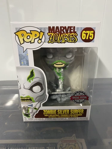 Zombie Silver Surfer Marvel Funko Pop! Vinyl #675 Special Edition (+protector)