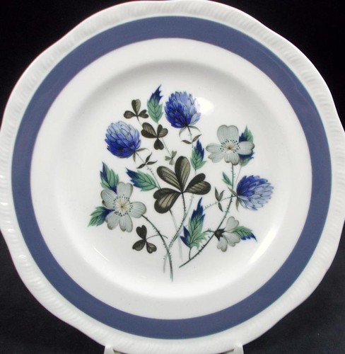 Alfred Meakin Blue Clover Lot of Dinner Plate Bread Plate & Cup and Saucer Set - Picture 4 of 9