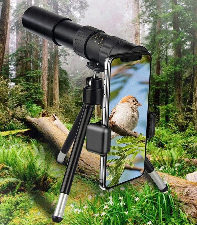 10-300X40mm Monocular Binoculars BAK4 Prism Mini Portable High Power All Metal - Image 2 of 4