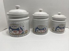 Upland Silver & Cutlery Swan Home Canister Stoneware set is 3