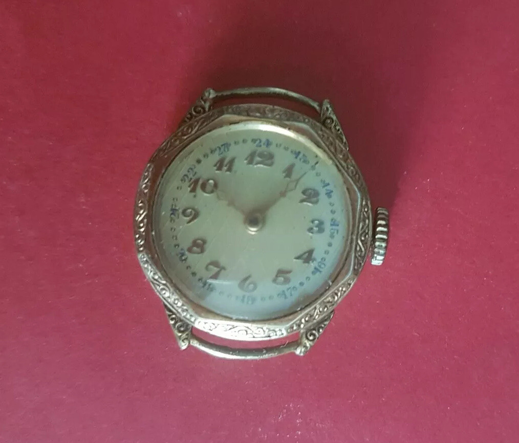 Mikron Boden Edelstahl Walzgold Double 20 Mikron Uhr Walzgold