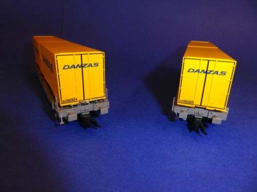 ROCO H0 67742 2x SBB Taschenwagen HUPAC mit "DANZAS"-Container (1) - Bild 8 von 8