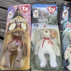Ty Bears Vintage In Packing Set 4  McDonald’s Toys 1999 In Rough Shape / — photo 4