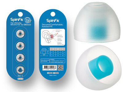 SpinFit CP145 L - Patented Ear Tips - two pairs (4 pcs) in a blister