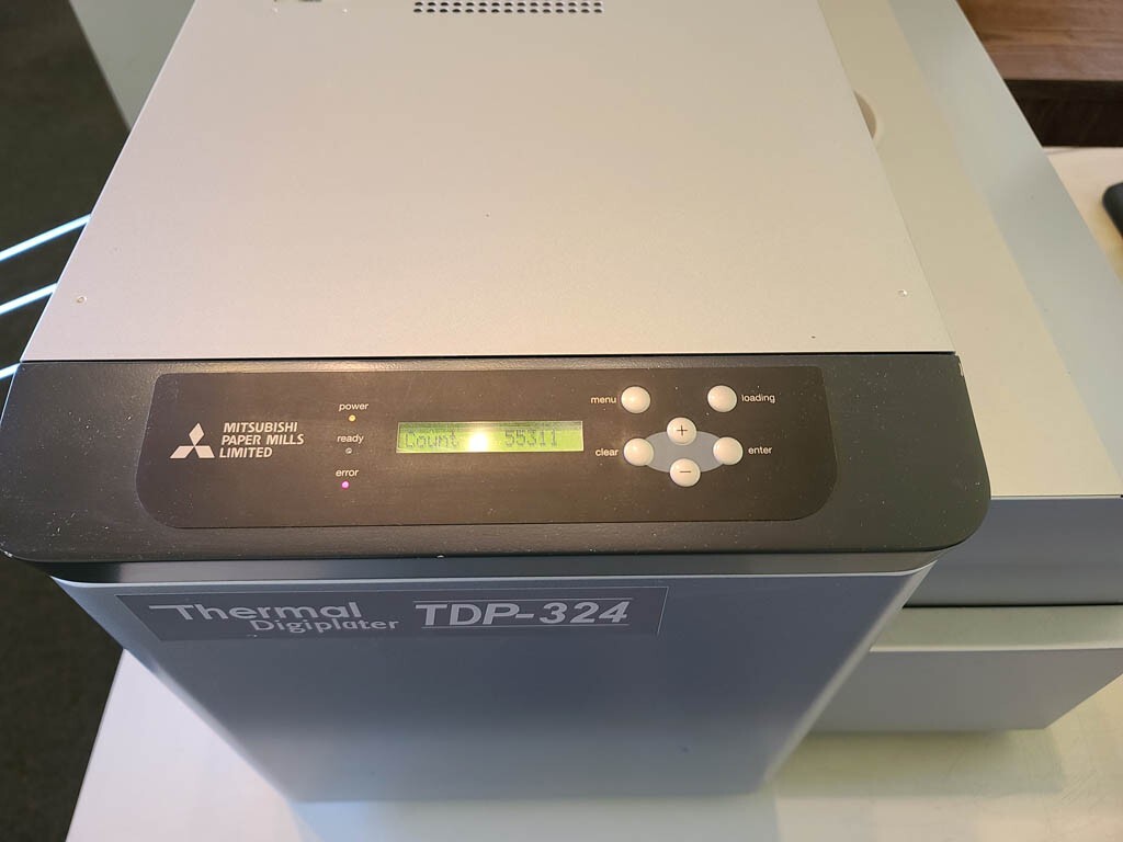 Mitsubishi TDP-324 / 459 CTP Compute to Plate Maker – Ryobi AB
