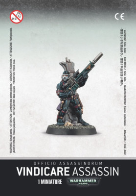 Officio Assassinorum Vindicare Assassin warhammer 40k imperium New in Box
