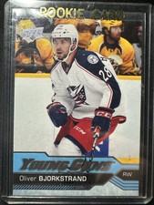 2016-17 Oliver Bjorkstrand Upper Deck Young Guns Rookie Card #243. rookie card picture