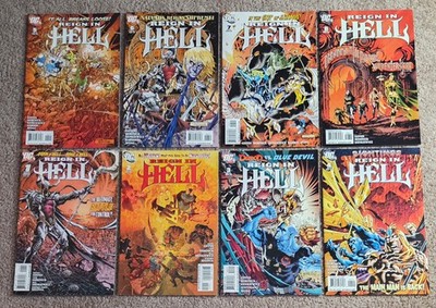 Reign In Hell #1-8 Complete Set Keith Giffen DC Comics 2008 - VF to VF/NM