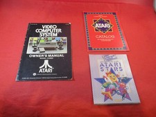 Atari 2600 System Console Instruction Manual Booklet Catalog Insert Model CX2600