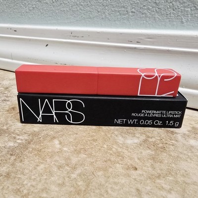 NIB Nars Powermatte Lipstick 130 FEEL MY FIRE - Full Size 0.05 oz / 1.5 g  NEW