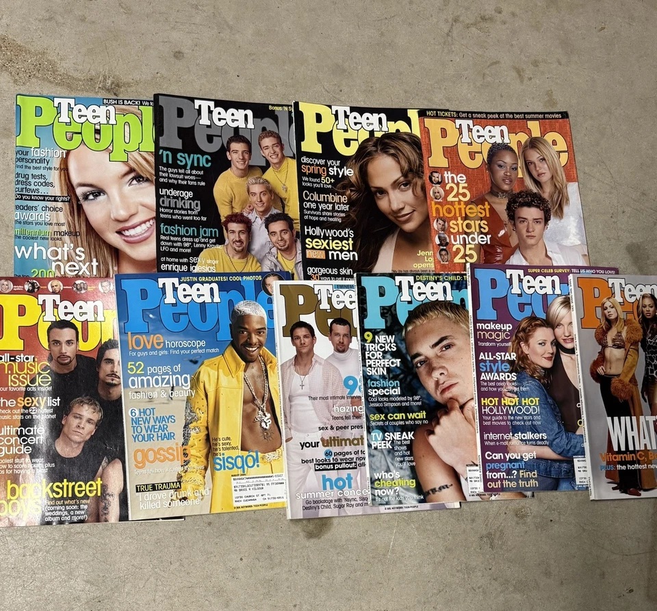 Vintage 1998-2001 Teen People Magazine Lot / 37 Issues / First Issue + More Foto 4 de 4