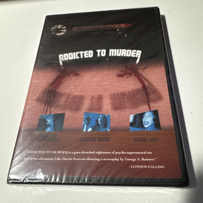 Addicted to Murder The Complete Trilogy DVD-Brand New Rare Campy Vampire Horror