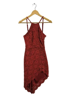 CITY GODDESS Robe en dentelle Dames Robe T EU 36 rouge élégant - Photo 1/4