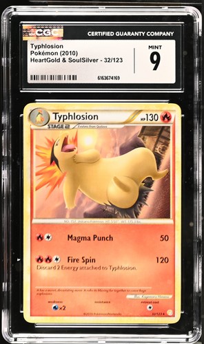 Typhlosion graded CGC 9 for sale on eBay