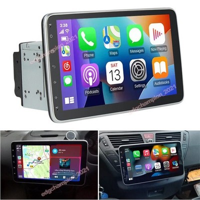 Touch Screen Rotatable 10.1'' Android 13 Car Stereo Radio Double 2DIN GPS 4+64GB