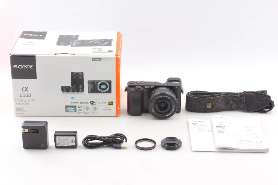 Objectif anglais OK [COMME NEUF] Sony Alpha A6000 noir 16-50 mm OSS SC:1998... - Photo 2/4