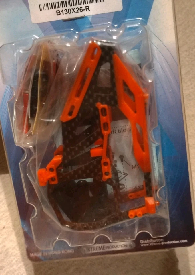 Blade 130 X Helicopter Carbon Fiber Frame Set Extreme Production B130X26-R - Image 2 of 2