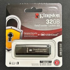 Kingston 32GB DataTraveler Locker G3 USB 3.0 Hardware Encrypted Flash Drive