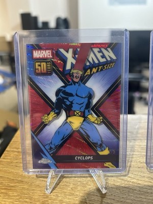  Topps Chrome Marvel Comics Cyclops X-Men Giant Size 50th Anniversary #XM-10 /5
