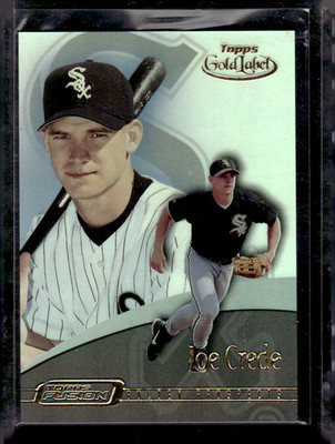 2001 Topps Fusion #14 Joe Crede GL (Gold Label)