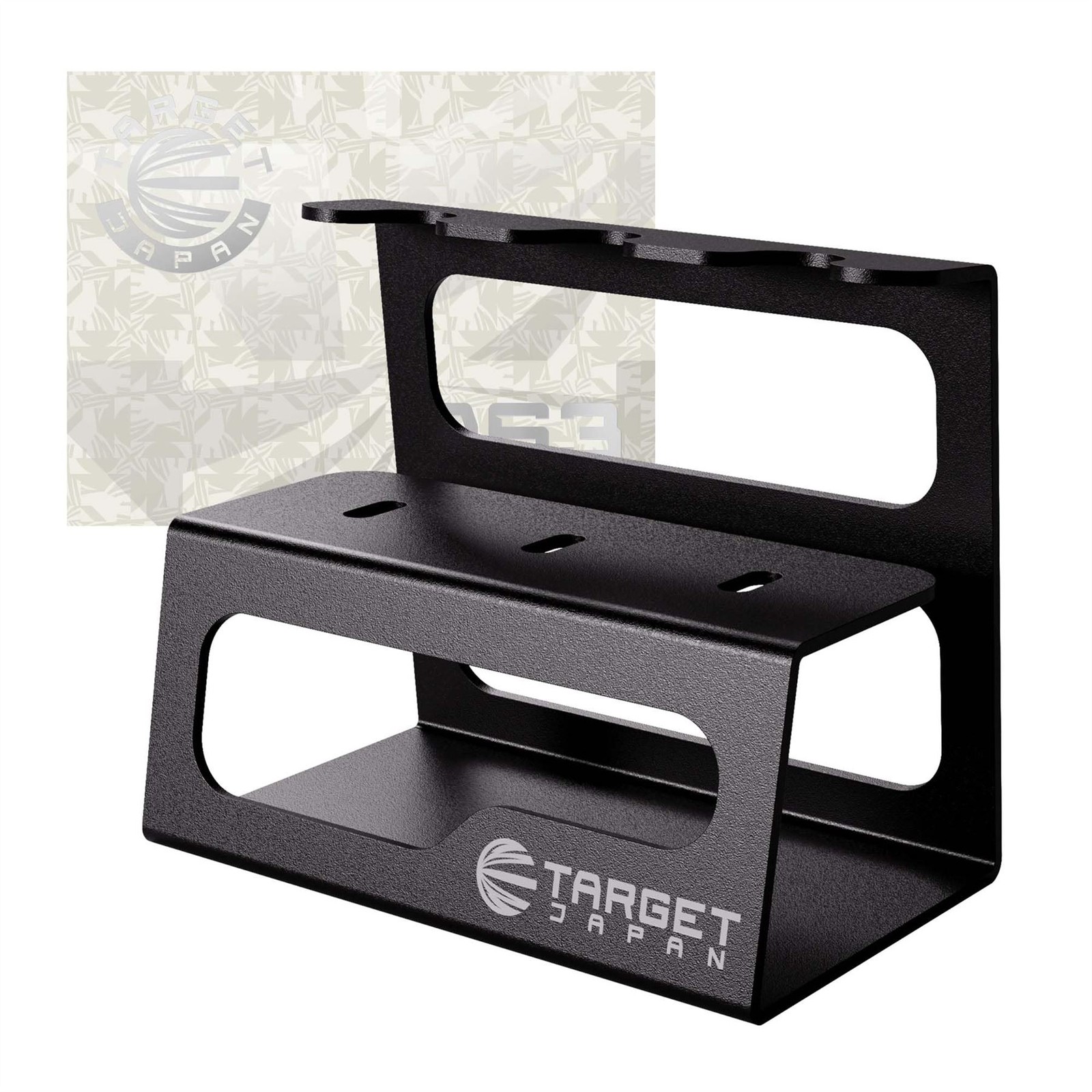 Target Japan Darts Stand to Display 3 Darts Premium Metal in Matte Black Finish