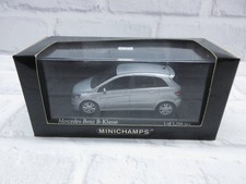 Mini car 1/43 Minichamps Mercedes Benz B class 2007 Silver dealer genuine model